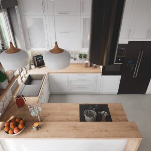 Beispielansicht einer Küche in U Form