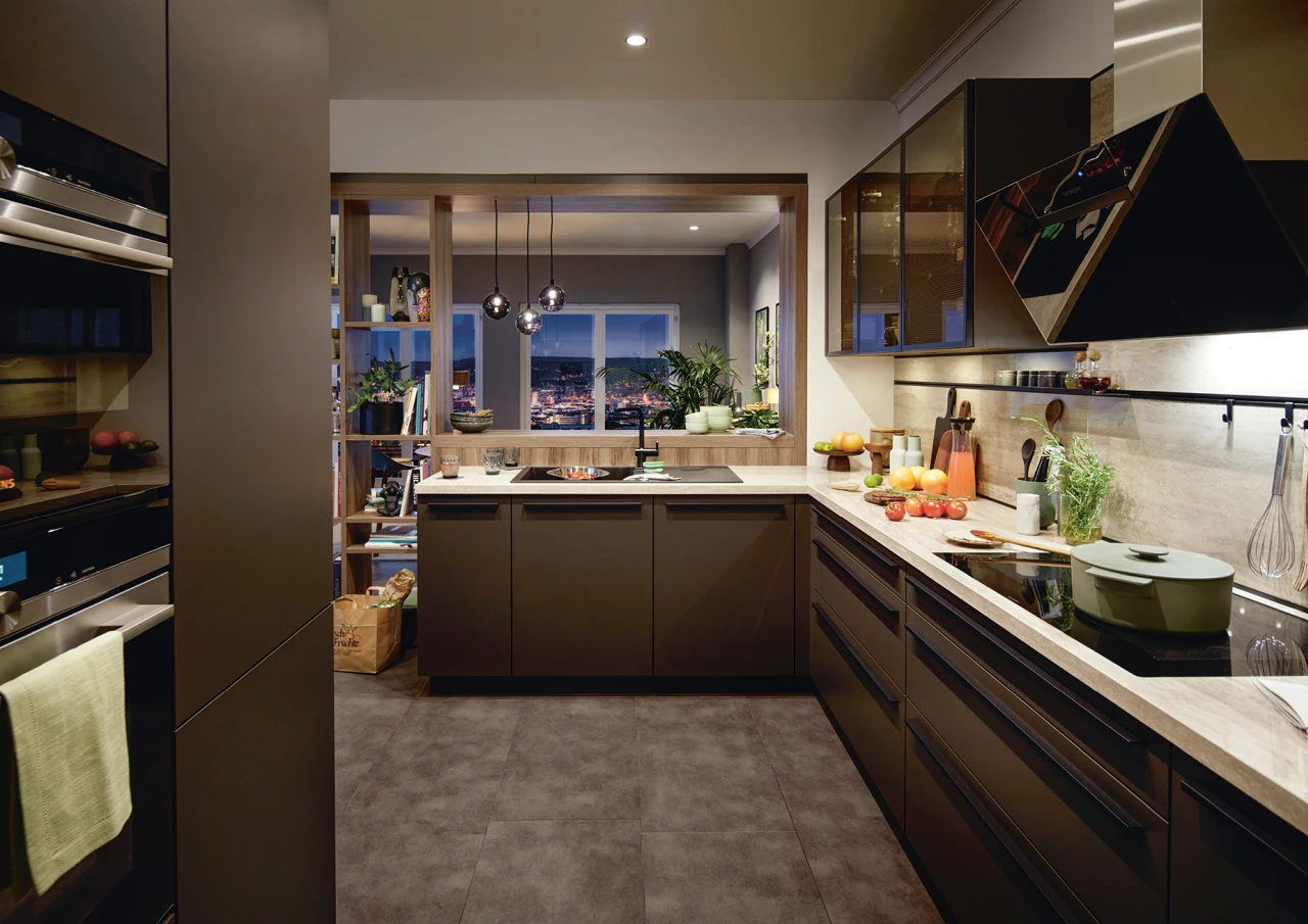 Moderne Küche Xristina Arosa satin Pore 04